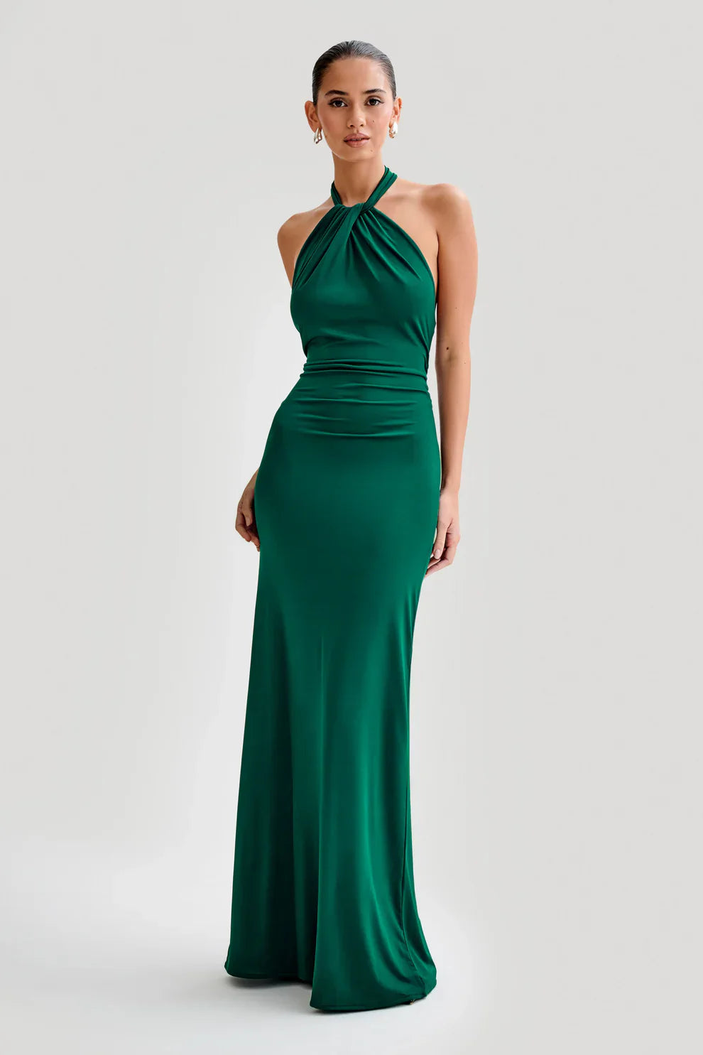 Seta Halter Maxi Dress