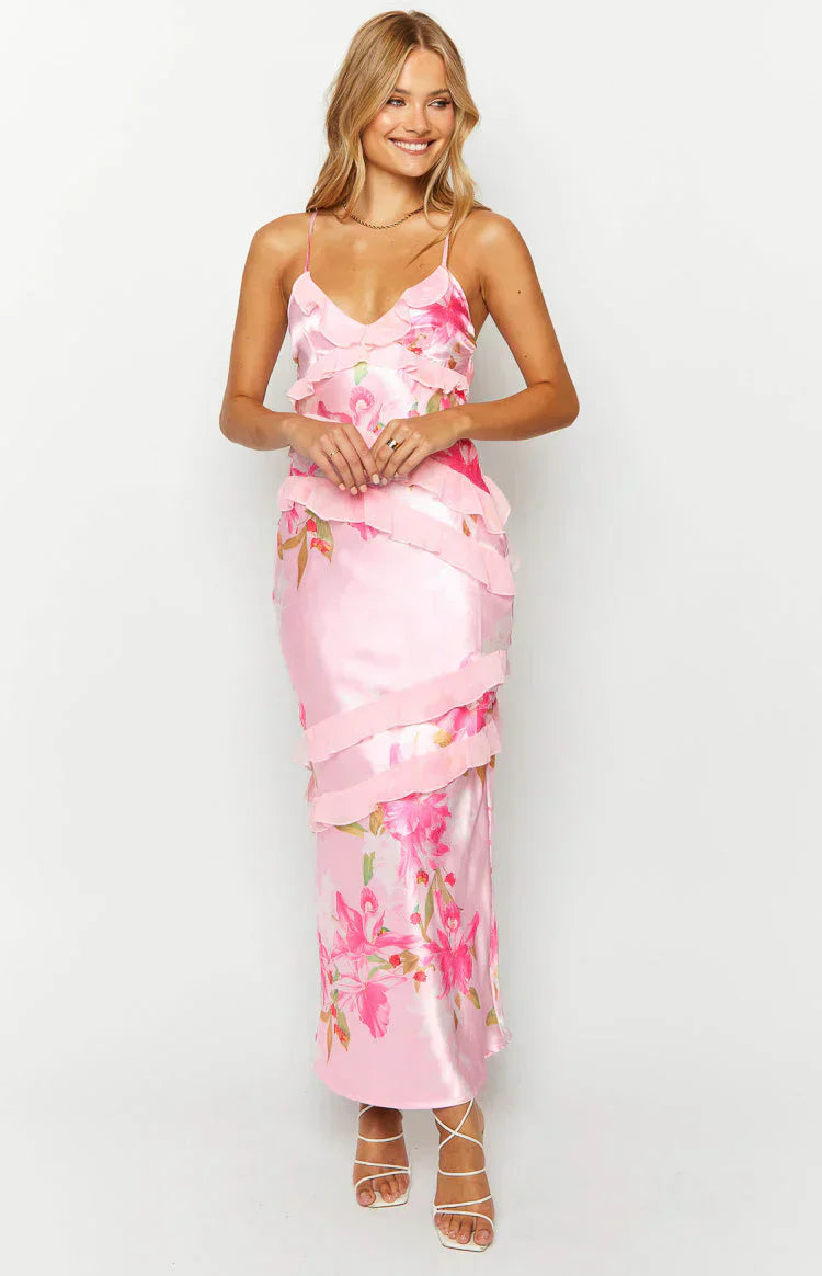 Floral Ruffle Dress