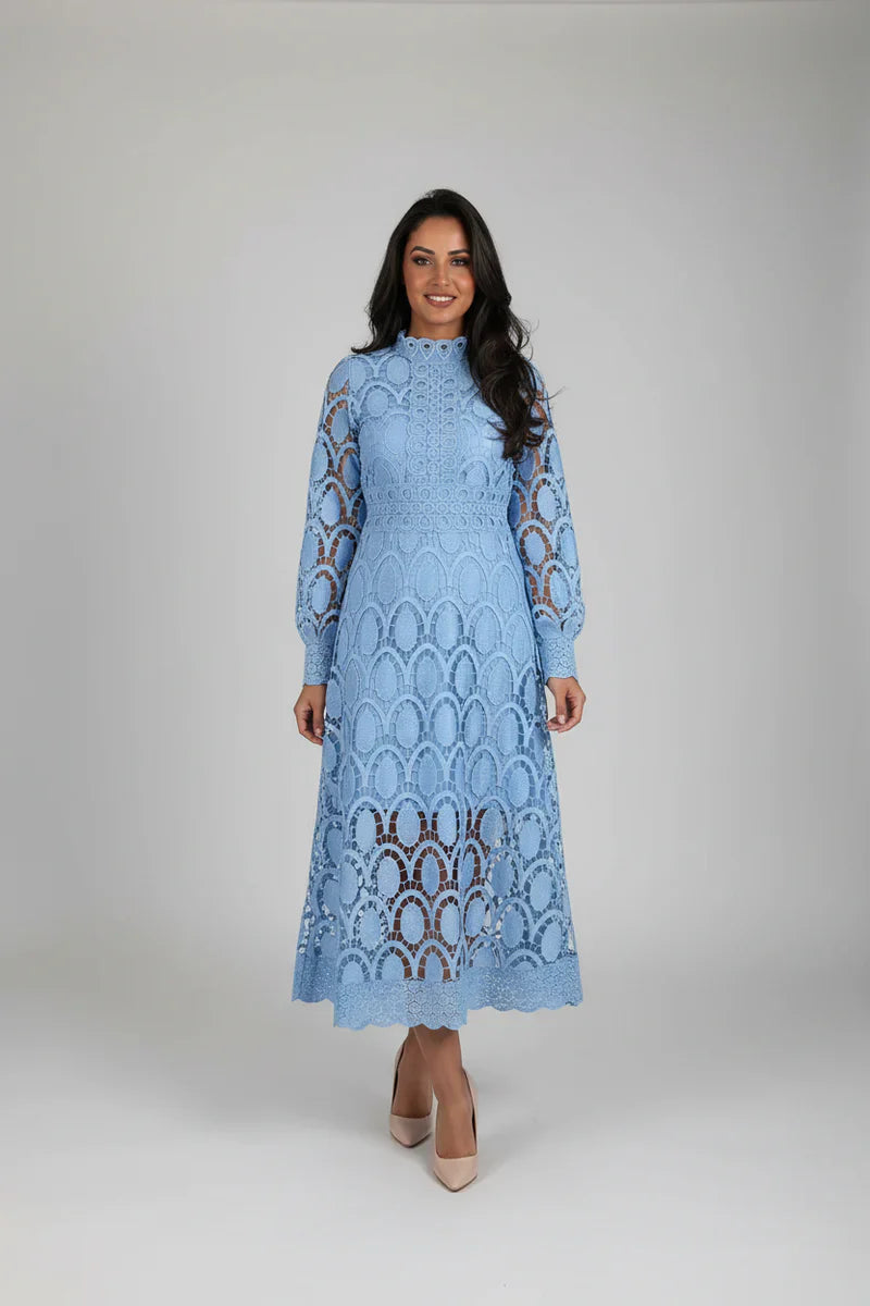 Acia Long Sleeve Lace Dress