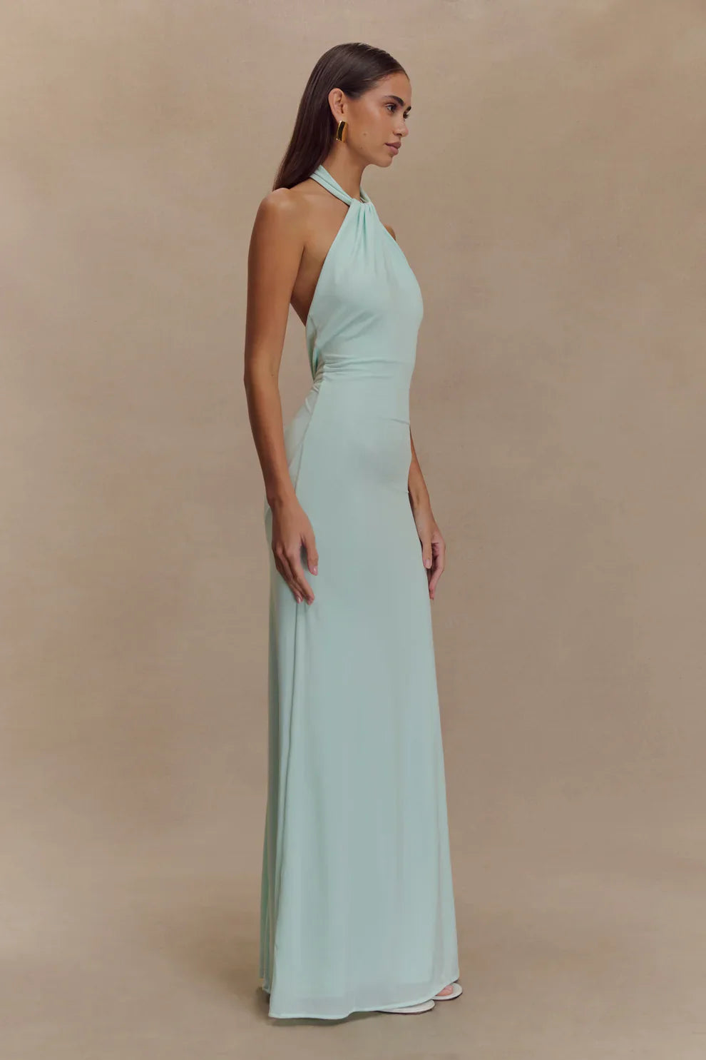 Seta Halter Maxi Dress