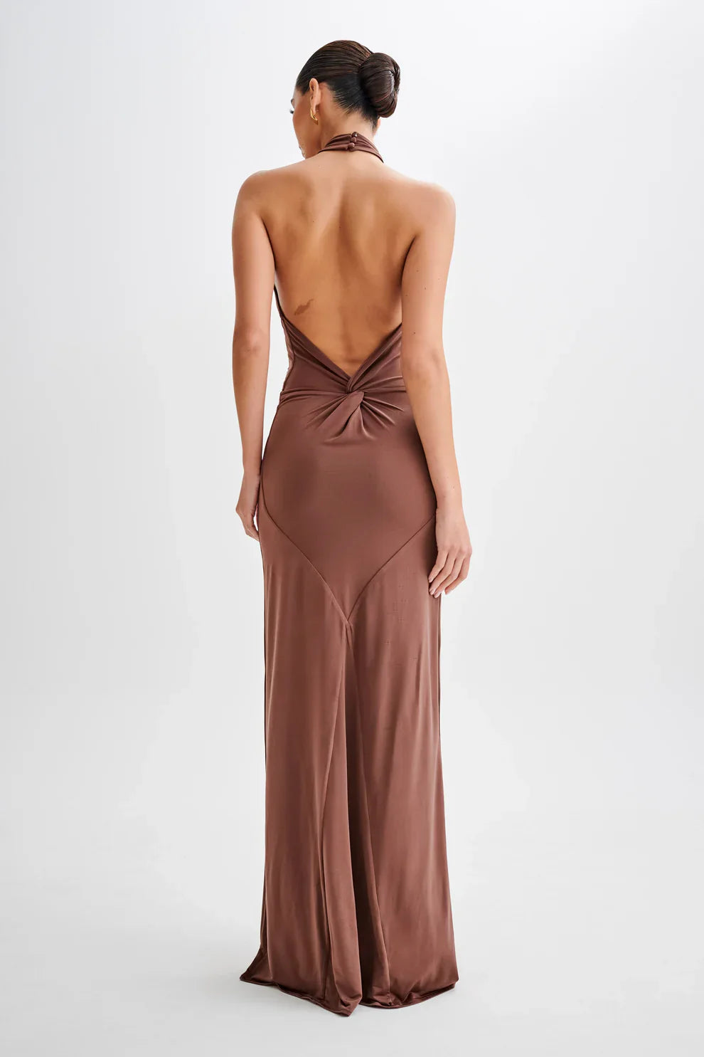 Seta Halter Maxi Dress
