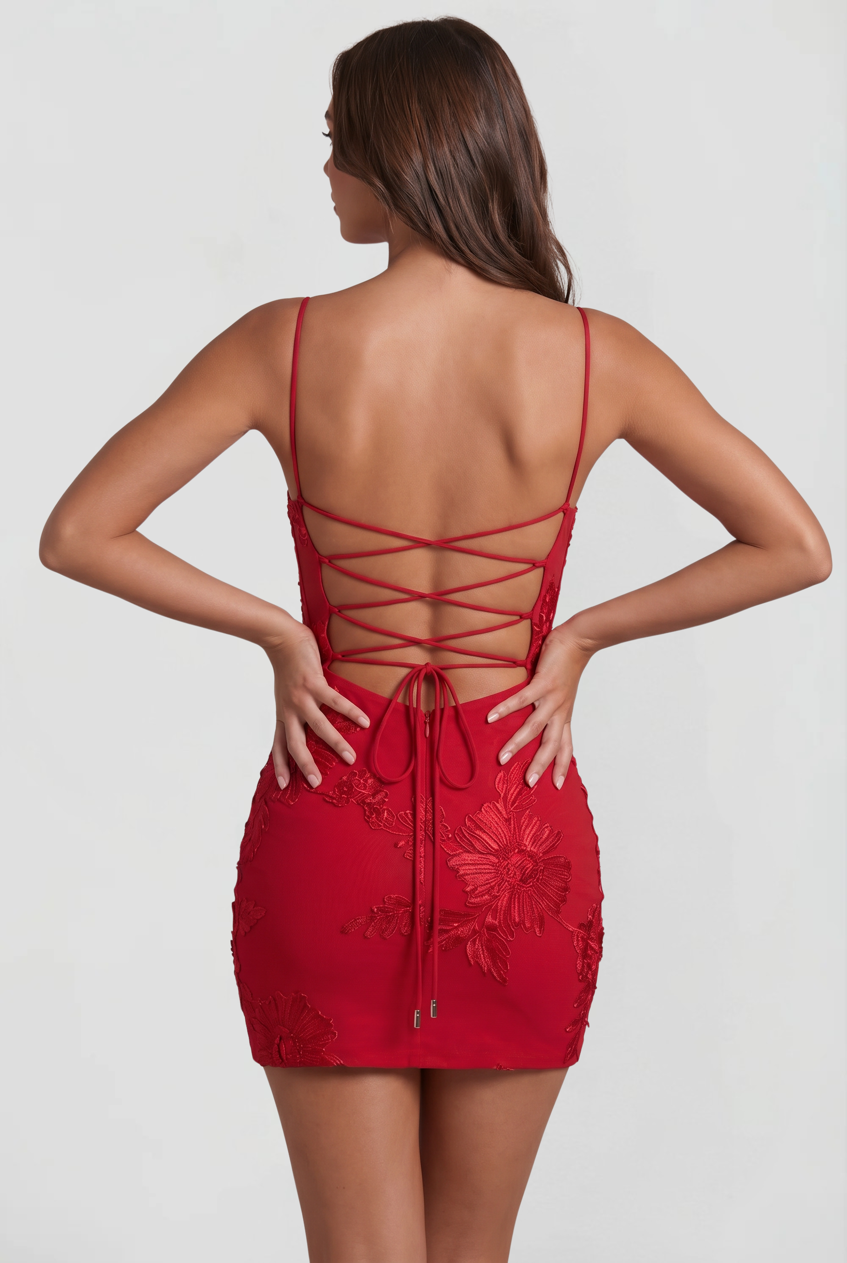 Velour Mini Dress