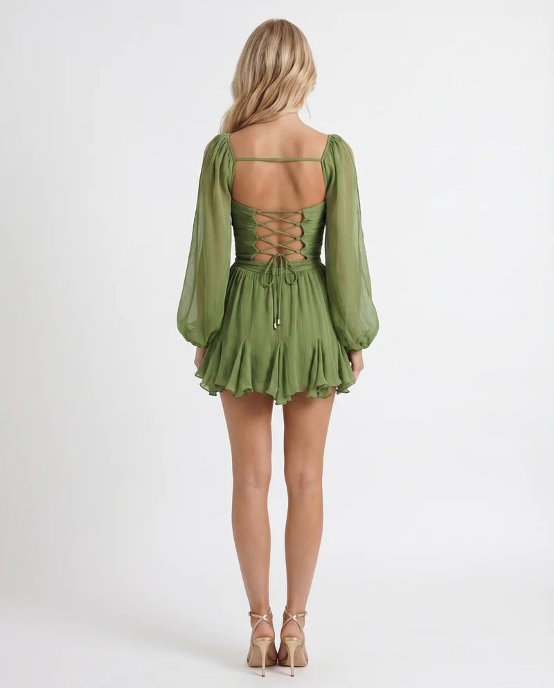 Colette Ruffle Mini Dress