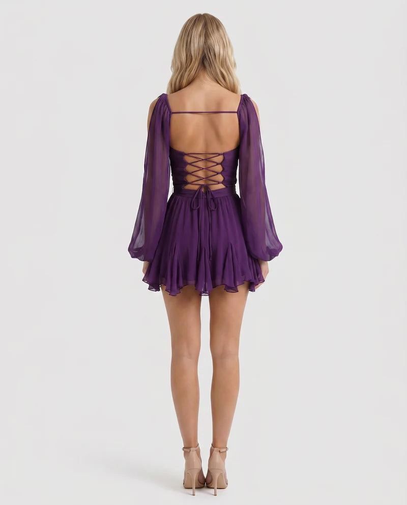 Colette Ruffle Mini Dress