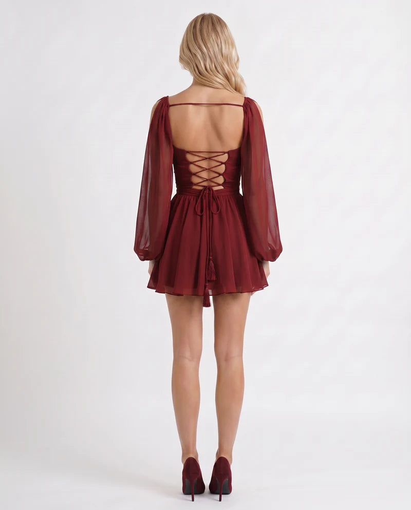 Colette Ruffle Mini Dress